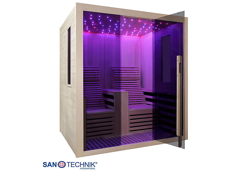 Sanotechnik F101080 Carbon 2 Infrarotkabine (3100 Watt) — Foto 5 von 5
