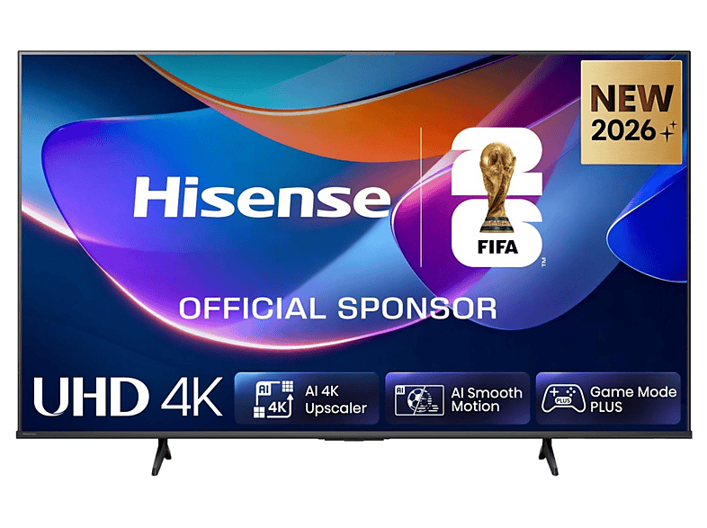 Telewizor LED HISENSE 43A6S 43" 4K AI Upscaler Smooth Motion Czarny