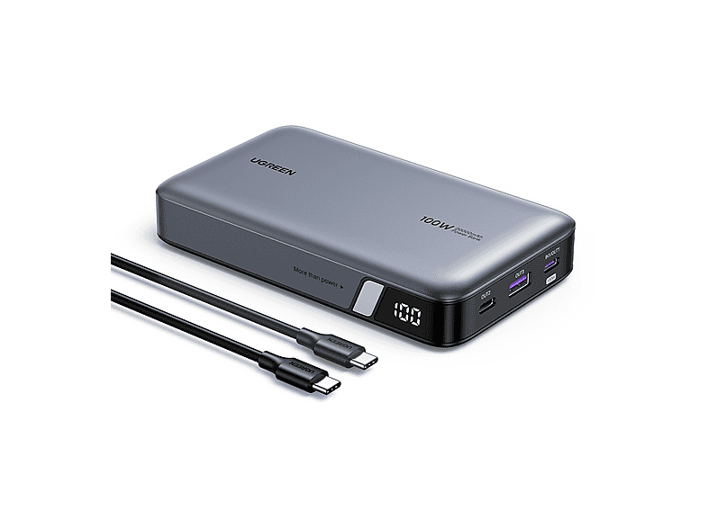 Power Bank UGREEN Powerbank 20000 mAh 100 W mAh, Griggio