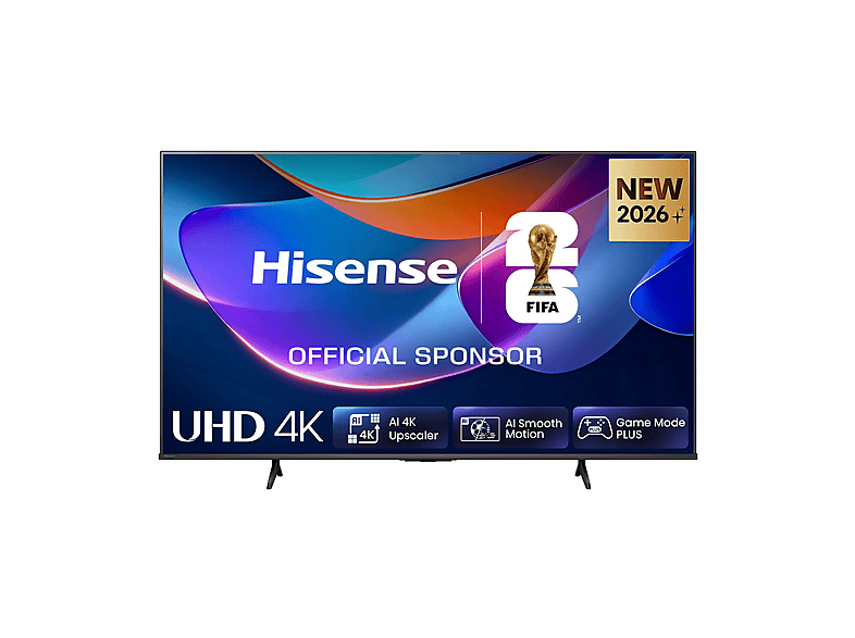 HISENSE 43A6S, Smart TV 43" 4K TV, 60Hz, DTS Virtual X, VIDAA OS con 1000+ APP, HDR 10+, Game Mode Plus, Bluetooth, Wifi, Alexa Built-in, AirPlay2, lativù