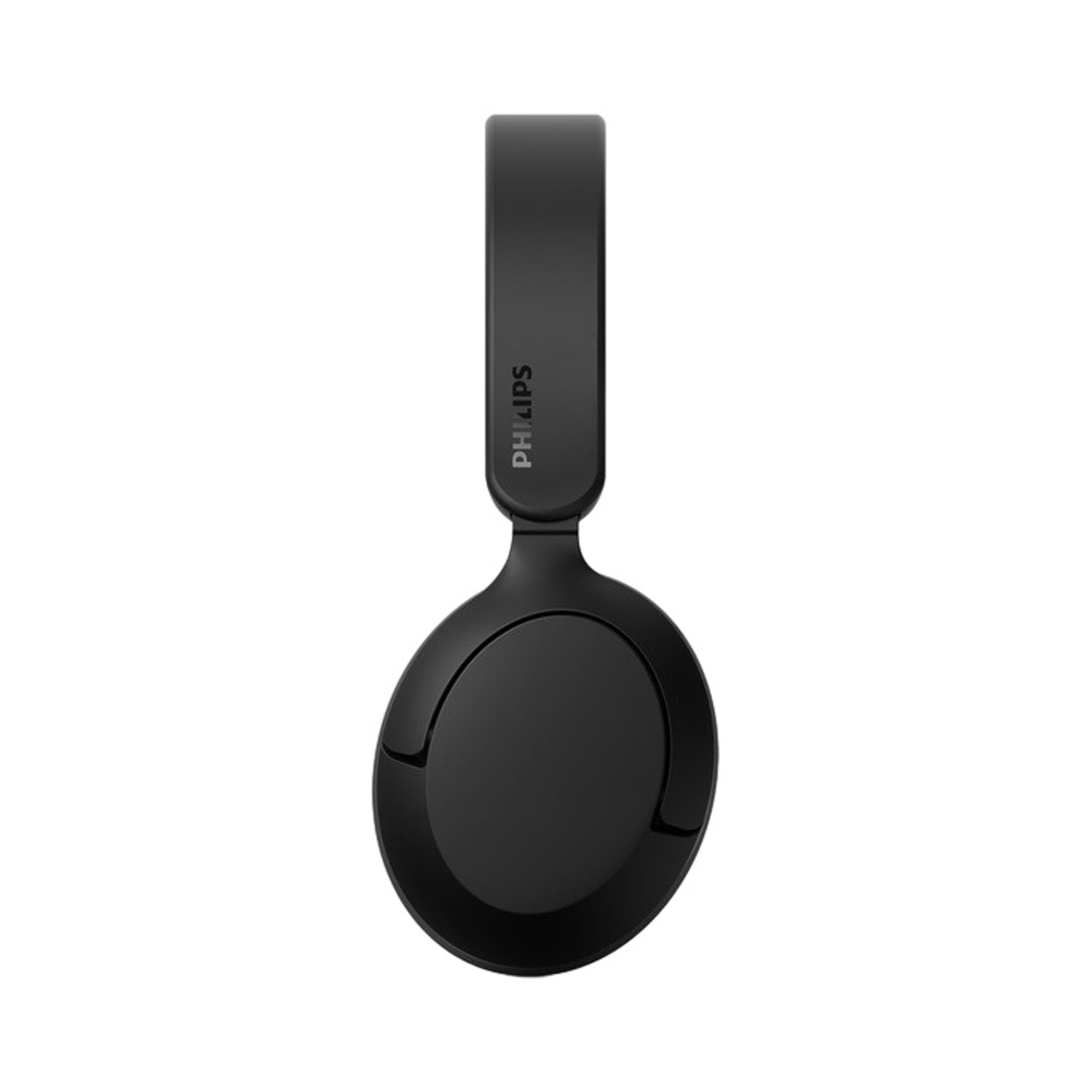 Cuffie Philips nere, scatto in studio su sfondo bianco.