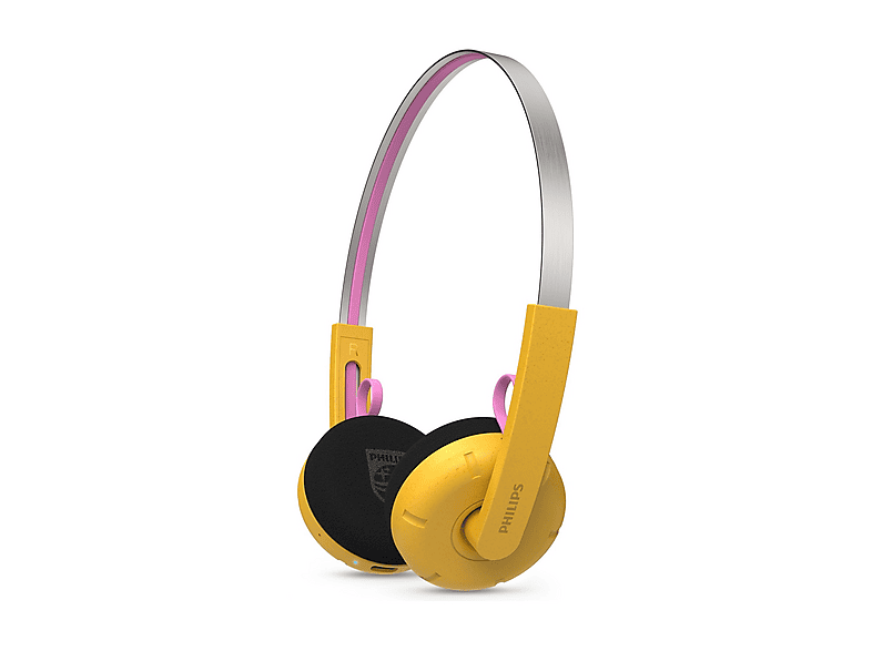 PHILIPS TAMS1YL/00 CUFFIE WIRELESS, Giallo