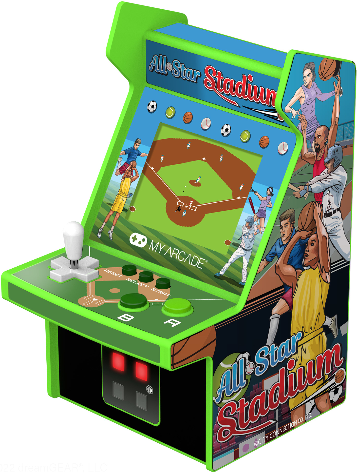 MY ARCADE All-Star Stadium 300+ Micro Player Retro Arcade hordozható játékkonzol