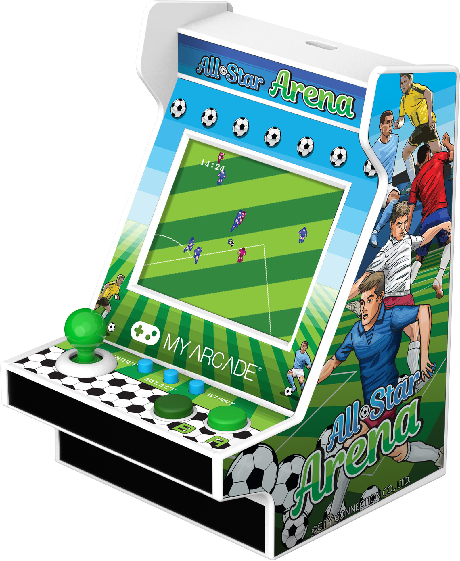 MY ARCADE All-Star Arena 200+ Nano Player Retro Arcade hordozható játékkonzol