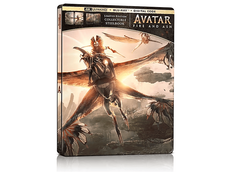 Avatar: Fire and Ash 4K Ultra HD Blu-ray Steelbook