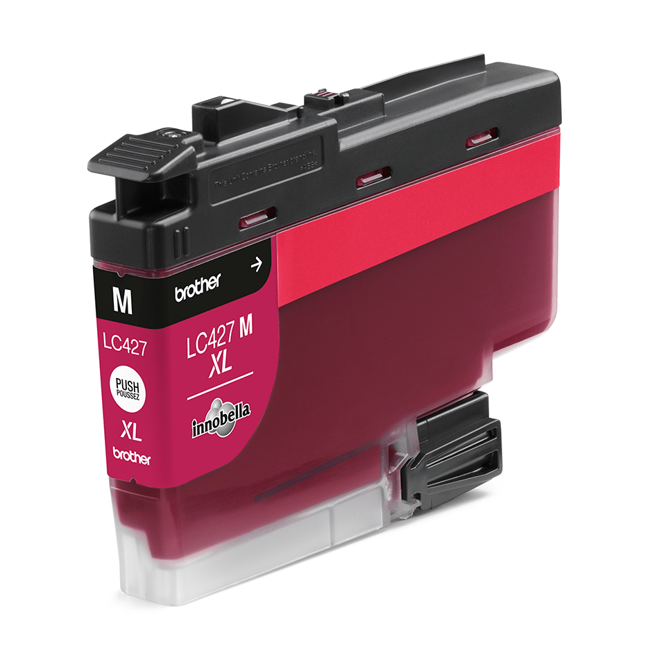 Pojedynczy wkład atramentowy Brother LC427 XL magenta.