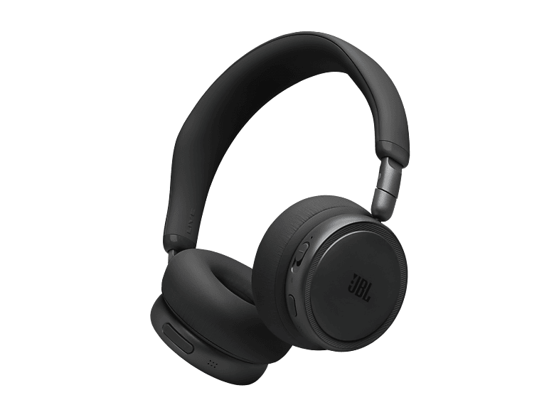 Auriculares inalámbricos - JBL LIVE 680 NC, Supraaurales, Diadema, Bluetooth, Cancelación activa de ruido (ANC), Autonomía 80 h, Negro