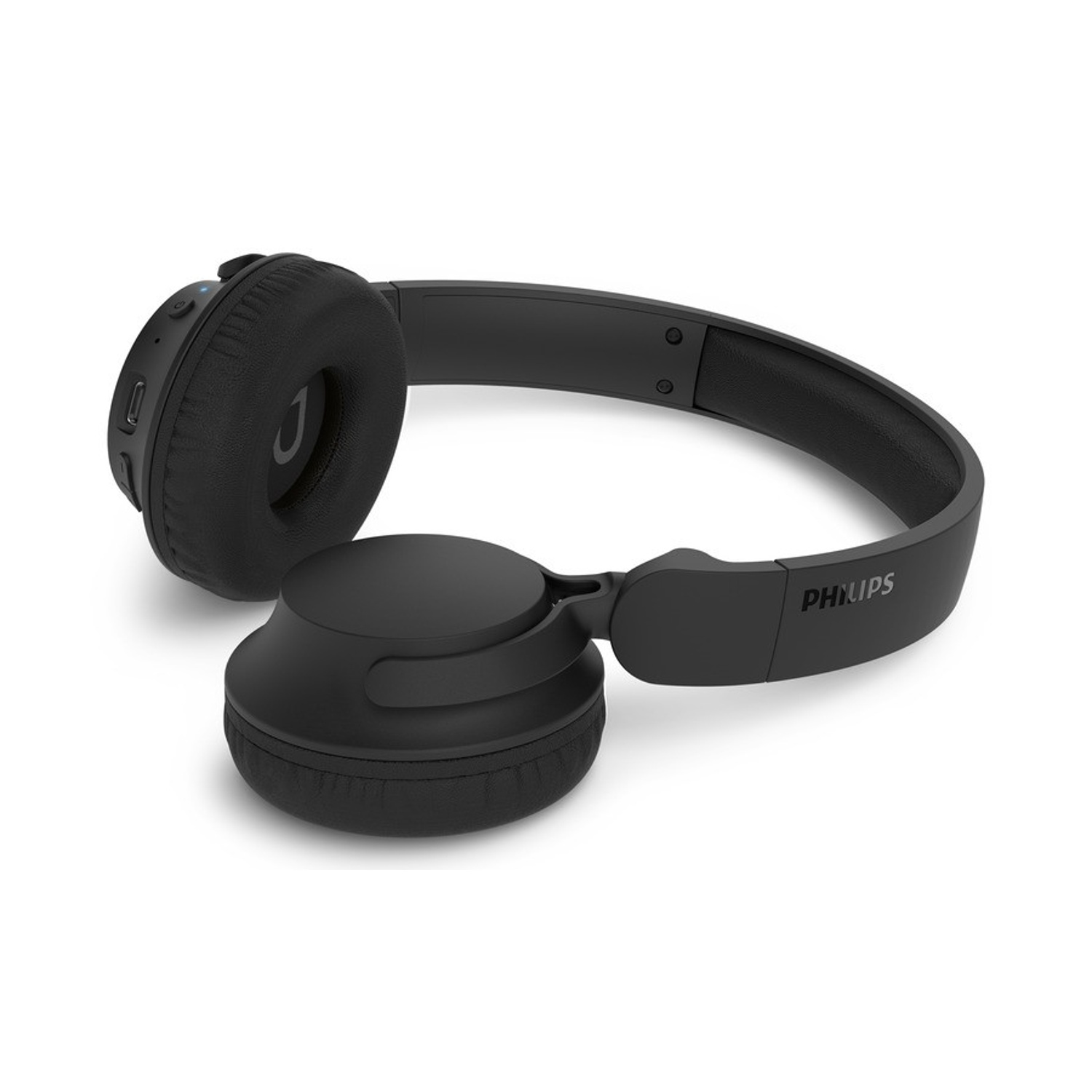 Cuffie Philips nere con padiglioni imbottiti e archetto regolabile.