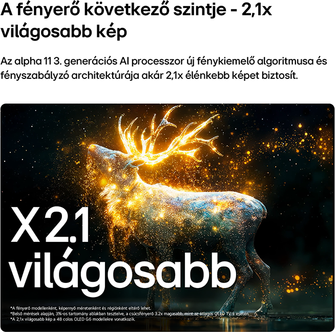 Arany részecskékkel borított szarvas sötét, csillagos háttér előtt.