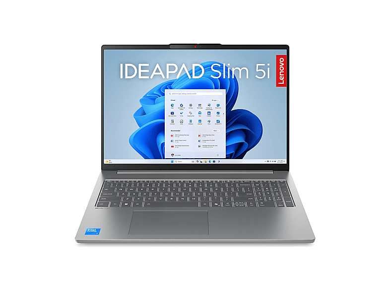 LENOVO IdeaPad Slim 5 NOTEBOOK, 16 ”, processore Intel® Core Ultra 9 185H, Arc™ GPU, RAM GB, 512 GB SSD, Grey, Windows 11 Home