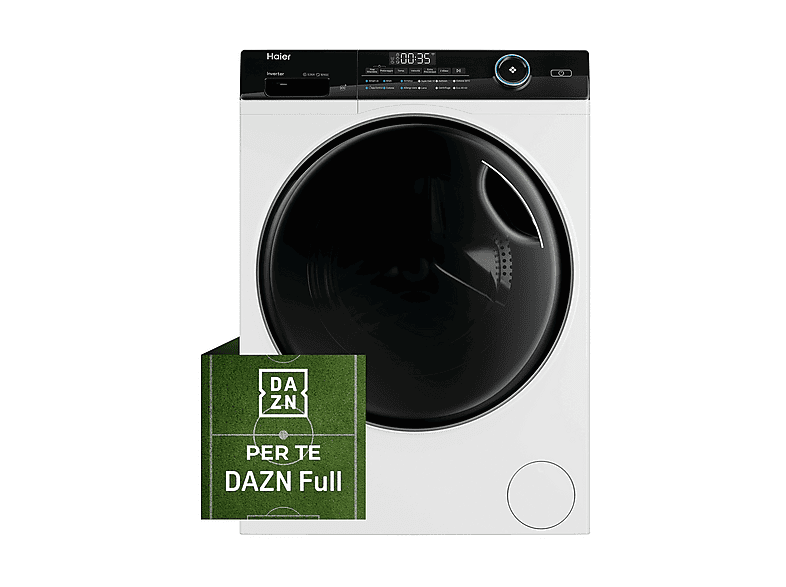 HAIER HW100BP14959EUIT LAVATRICE, Caricamento frontale, 12 programmi, Profondità 47,4 cm, Bianco, livello rumorosità centrifuga 70 dB(A), Classe A