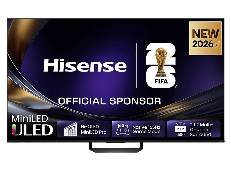 Hisense 65U7S PRO 65" ULED MiniLED 4K 165Hz Smart TV Funkcje AI Dolby Vision Dolby Atmos HDMI 2.1 DVB-T2