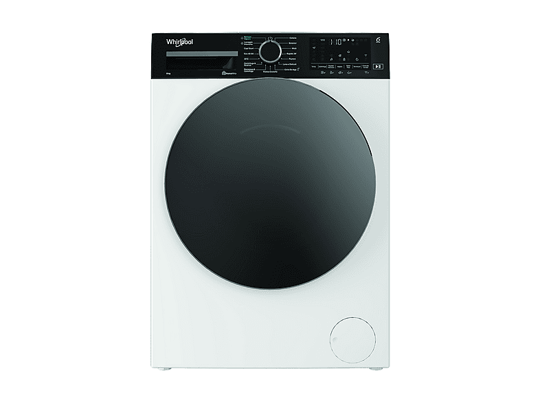 WHIRLPOOL WAM 862WBC IT LAVATRICE SLIM, Caricamento frontale, 8 kg, 15 programmi, Profondità 46,8 cm, Giri 1200 rpm, Bianco, livello rumorosità centrifuga 74 dB(A), Classe A