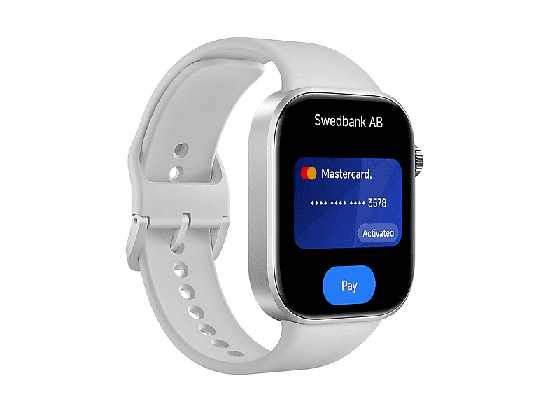 SPORTWATCH XIAOMI REDMI Watch 6 NFC , Durata batteria 504 h, Scocca in Alluminio (lega di alluminio ad alta resistenza), Touchscreen, Compatibile con iOS, Android, Silver Gray