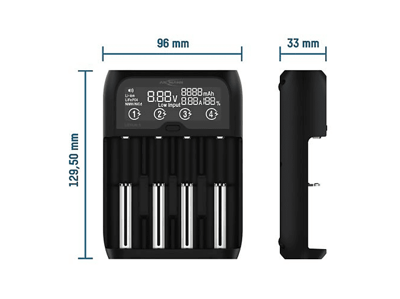 Ansmann Lithium-Ladegerät Lithium 4 — Foto 4 von 5