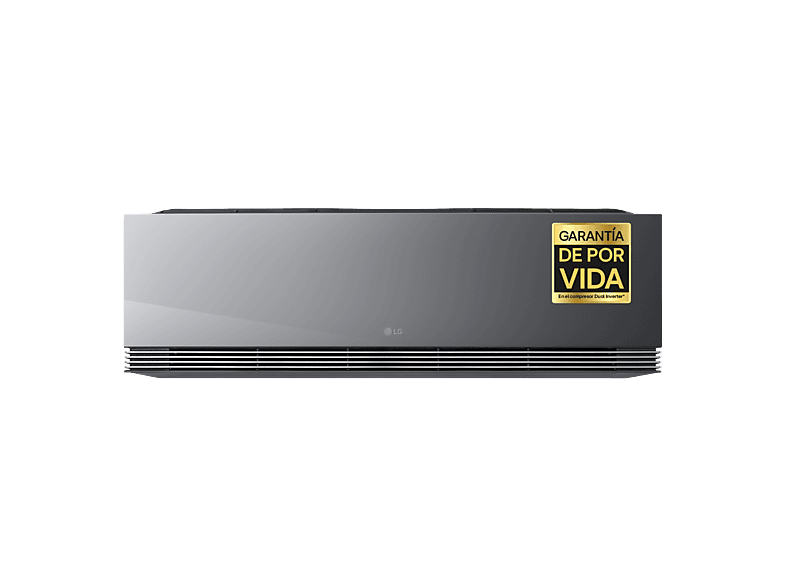 Aire acondicionado Split 1 x - LG MIRROR09X,3182 fg/h, Freeze Cleaning, ThinQ™, Antracita espejo