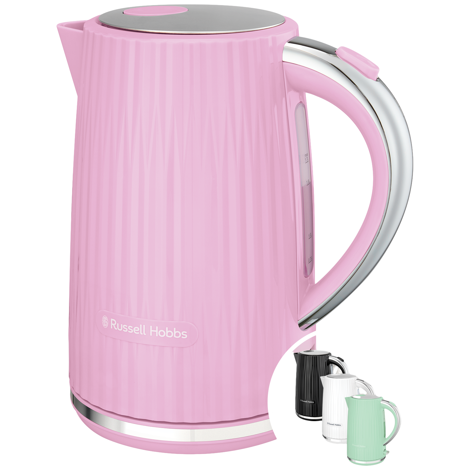 Russell Hobbs Eden 1.7 L Waterkoker Roze
