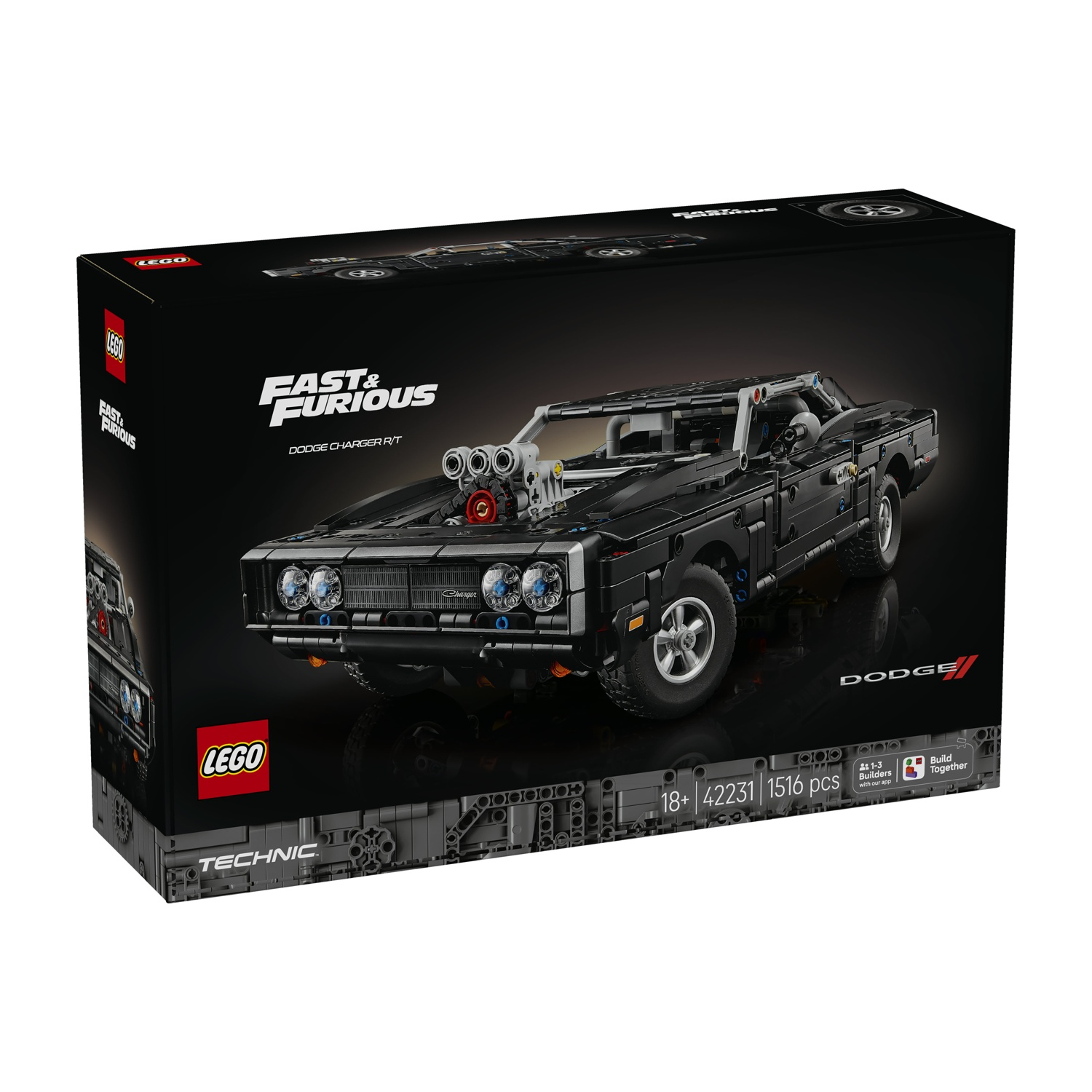 Scatola modello auto Lego Technic Fast & Furious Dodge Charger R/T.