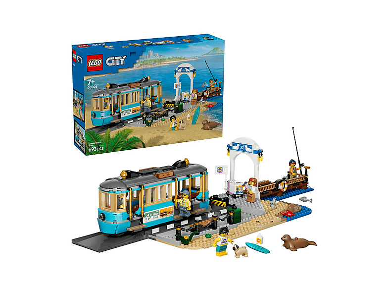 COSTRUZIONI LEGO City Trains Tram classico della spiaggia - 60506