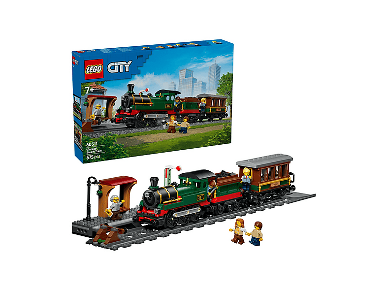 COSTRUZIONI LEGO City Trains Treno a vapore vintage - 60511
