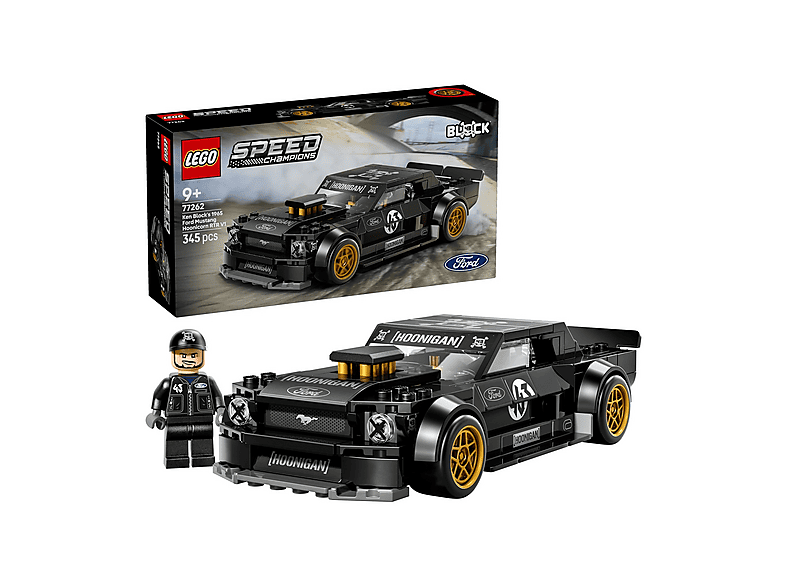 COSTRUZIONI LEGO Speed Champions Ford Mustang ‘65 Hoonicorn V1 di Ken Block - 77262