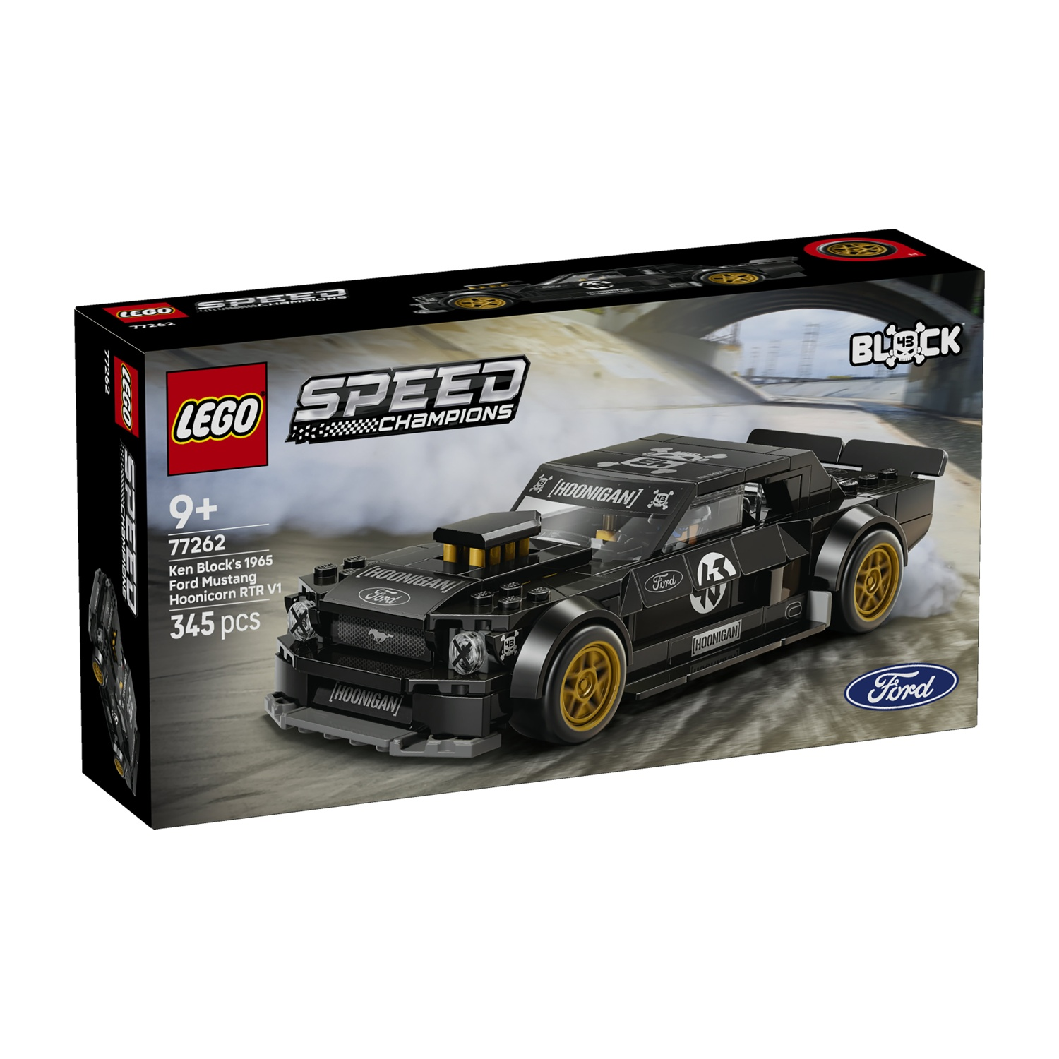 Scatola del set Lego Speed Champions 1965 Ford Mustang Hoonicorn RTR V1.