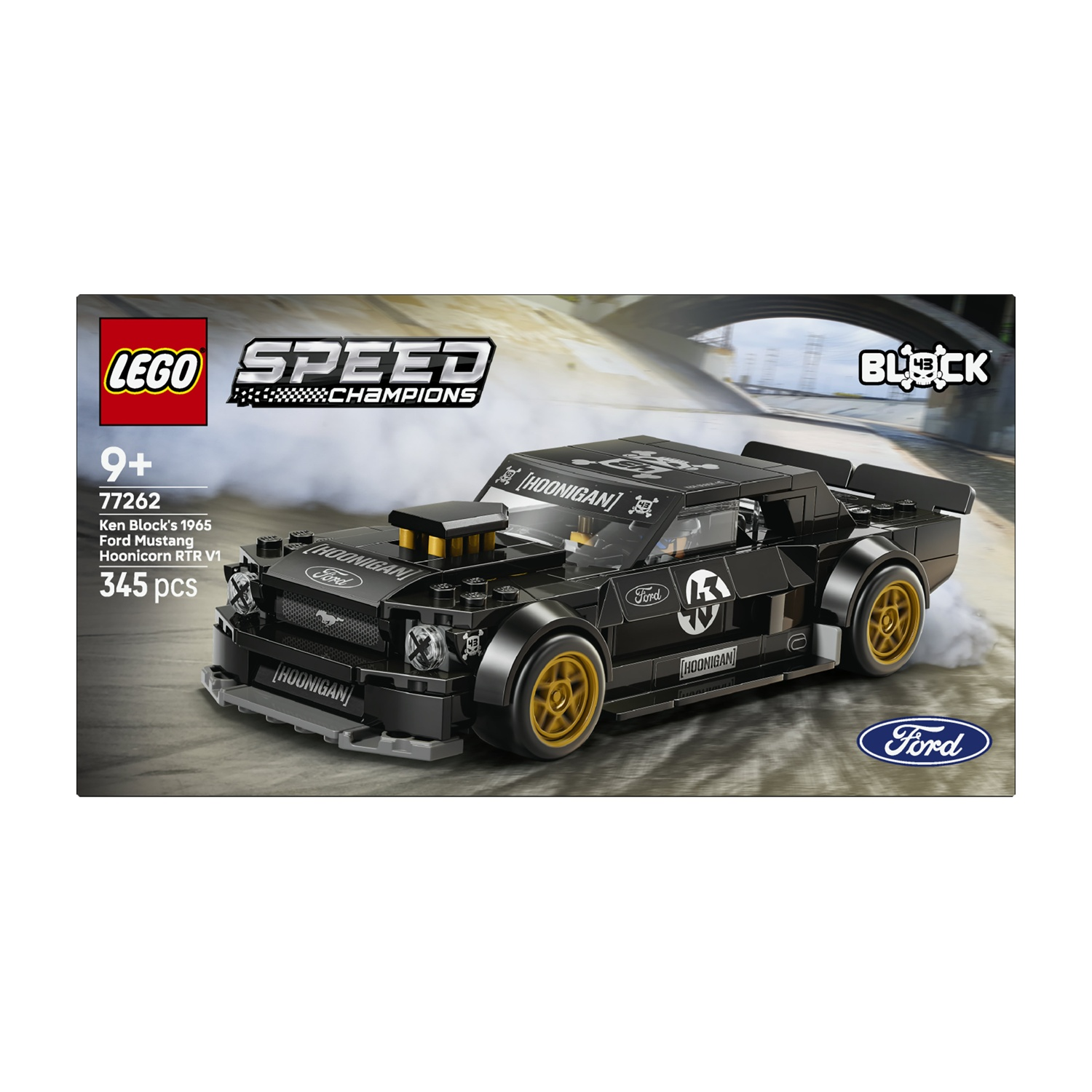 Auto Lego Speed Champions Ken Block's 1965 Ford Mustang Hoonicorn RTR V1.