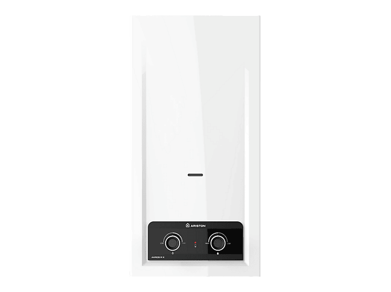 Termo eléctrico - Ariston Akros LPG, 21 kW, 11 l, Control Exterior de Temperatura, Gas Butano/Propano, Blanco