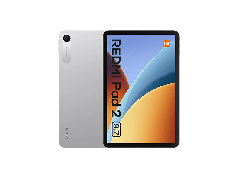 Tablet - Xiaomi REDMI Pad 2, HyperOS, 9.7" 2K Crystal Clear, 4GB RAM, 64GB, Gran Batería de 7600 mAh, Silver