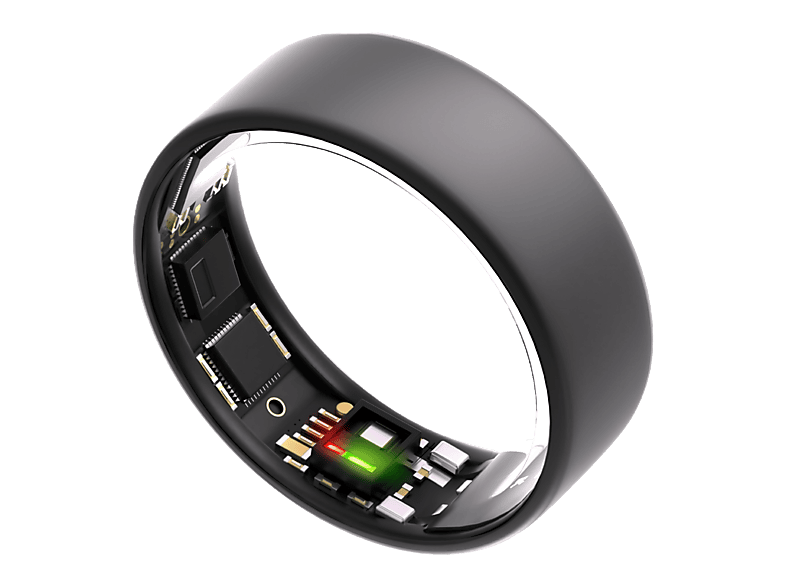 Anillo inteligente - Ultrahuman Ring Air, 24 mAh, Talla 12 (22.30 mm), Hasta 6 días de Autonomía, Resistente al Agua hasta 100m, Matt Grey