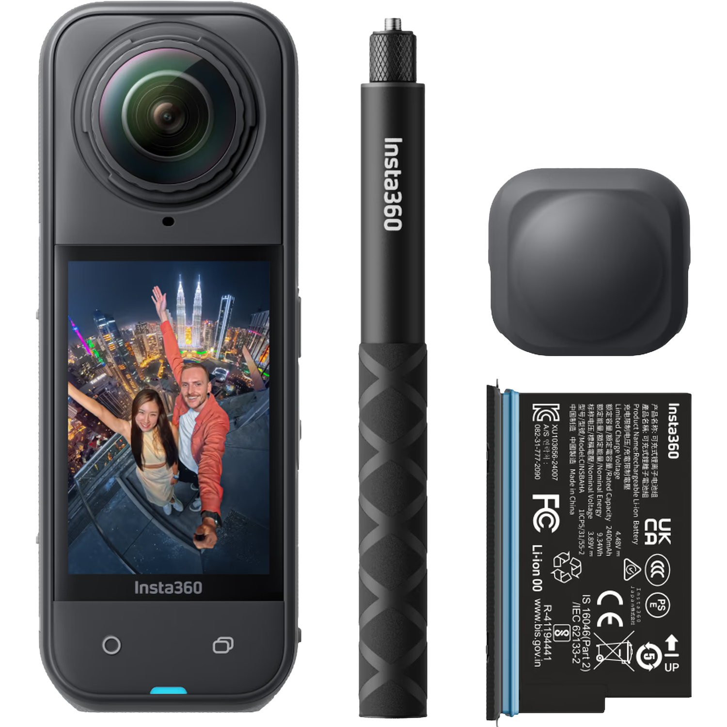 Insta360 X5 Starters Bundle 360-graden-camera Zwart
