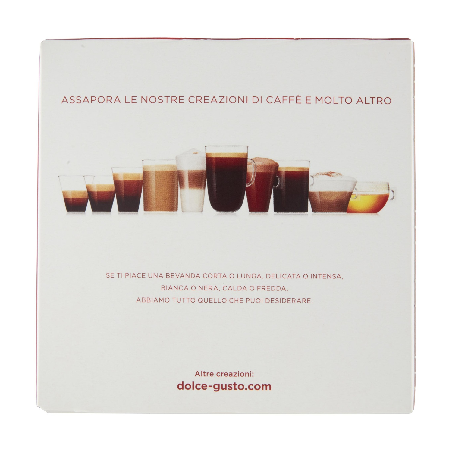Una serie di bicchieri da caffè di varie dimensioni e colori.