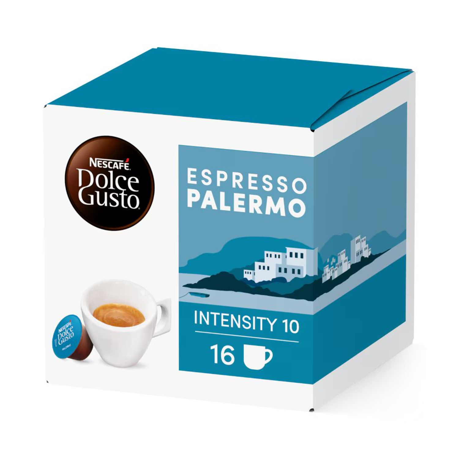 Confezione NESCAFÉ Dolce Gusto Espresso Palermo con tazza e capsula