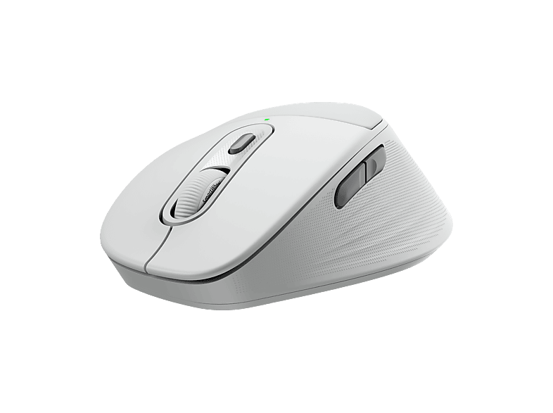 Ratón inalámbrico - Logitech M850 L, Bluetooth, Reposamanos, Multidispositivo, Botones personalizables, PC-Mac, 4000ppp, Clics silenciosos, Blanco