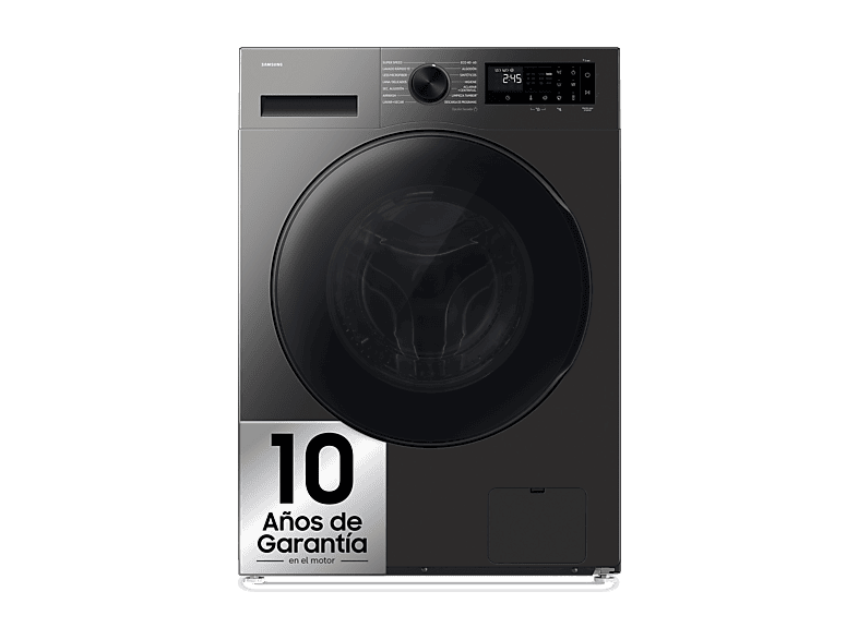 Lavadora secadora - Samsung WD90HG5U34BXEC, 9 kg de lavado, 6 secado, 16 programas, Función WiFi con SmartThings™, Gris