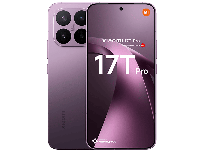 Smartfon XIAOMI 17T Pro 5G 12 GB/ 1 TB Fioletowy