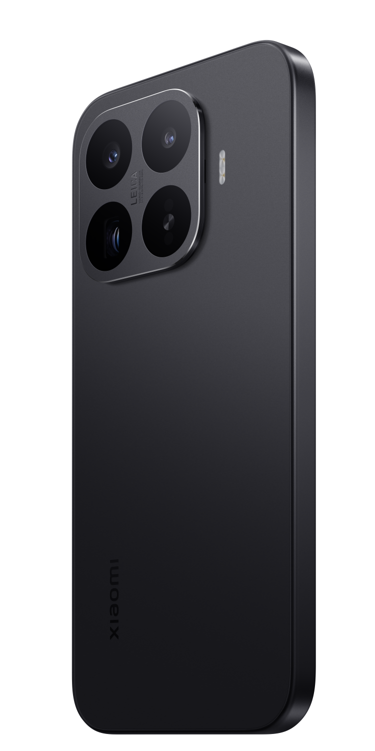 Ciemnoszary smartfon z systemem aparatów Leica i logo Xiaomi.