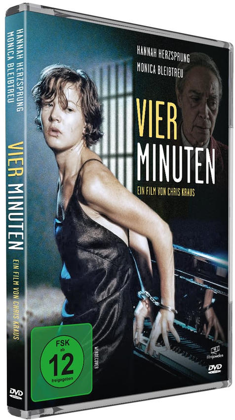Eine Frau mit Handschellen spielt Klavier, Filmplakat.