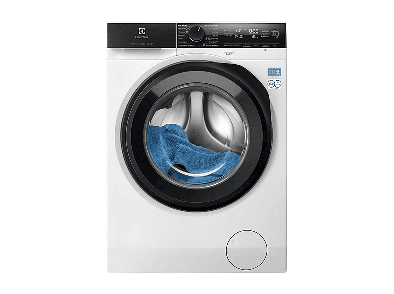 ELECTROLUX EW7F412A LAVATRICE, Caricamento frontale, 12 kg, 14 programmi, Profondità 63,6 cm, Giri 1400 rpm, Bianco, livello rumorosità centrifuga 72 dB(A), Classe A