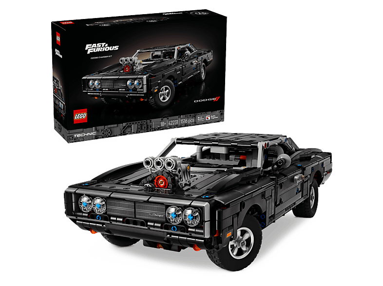 Lego Technic 42231 Fast And Furious Dodge Charger R/t Car Bouwstenen Multicolor