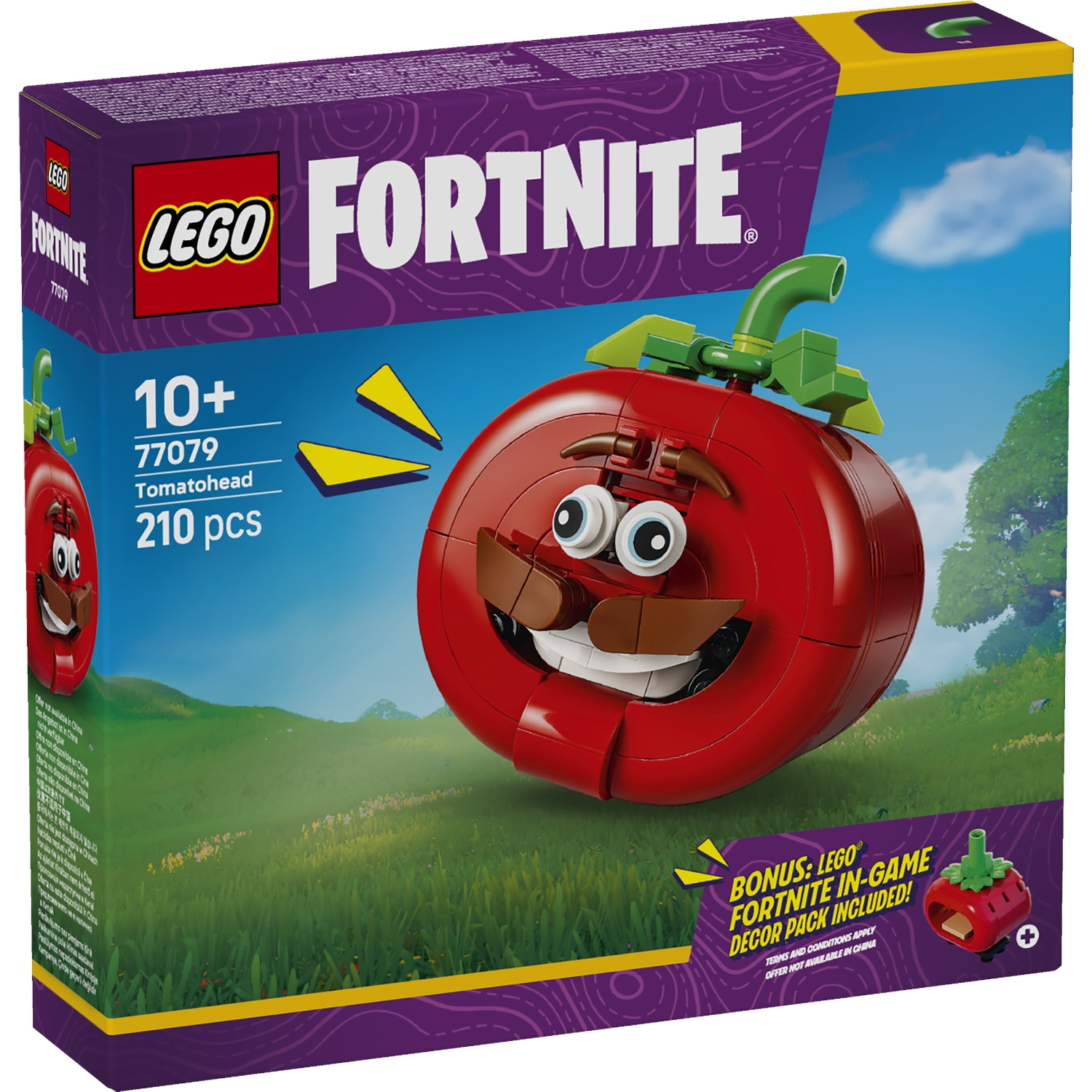LEGO Fortnite Tomatohead set doos met 210 onderdelen.