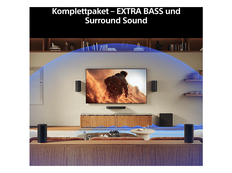 Sony Bravia Theatre Trio + SR, Heimkino Sound-System (Dolby Atmos, DTS:X, Imax Enhanced), Schwarz ​; Heimkino Sound-System​ — Foto 2 von 5
