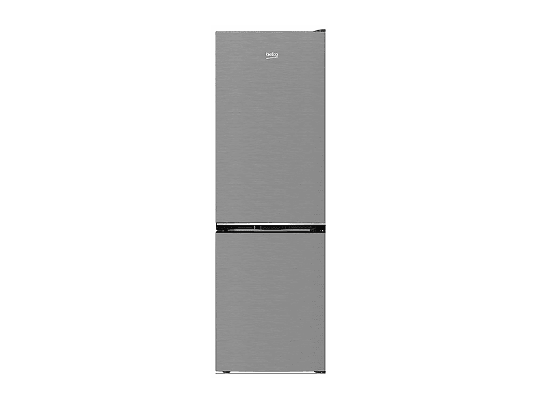 BEKO B5RCNA376HXB, Capacità netta totale 370 l, Rumorosità: 35 dB(A), Dispenser ghiaccio, 4 ripiani, Dimensioni: L 59,5 cm A 185,5 P 67,3 cm, Inox, Classe C