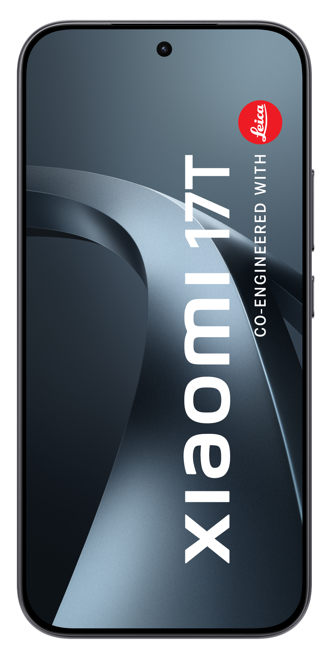 Ein Smartphone mit dem Schriftzug "Xiaomi 17T" und dem Leica-Logo.