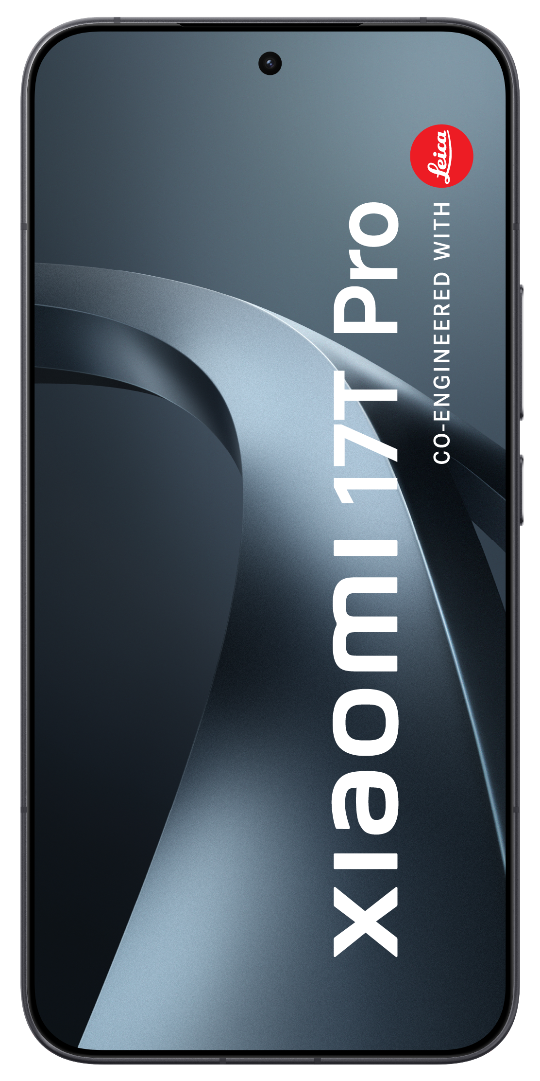 Smartphone mit Leica-Logo, "Xiaomi 17T Pro" Schriftzug.