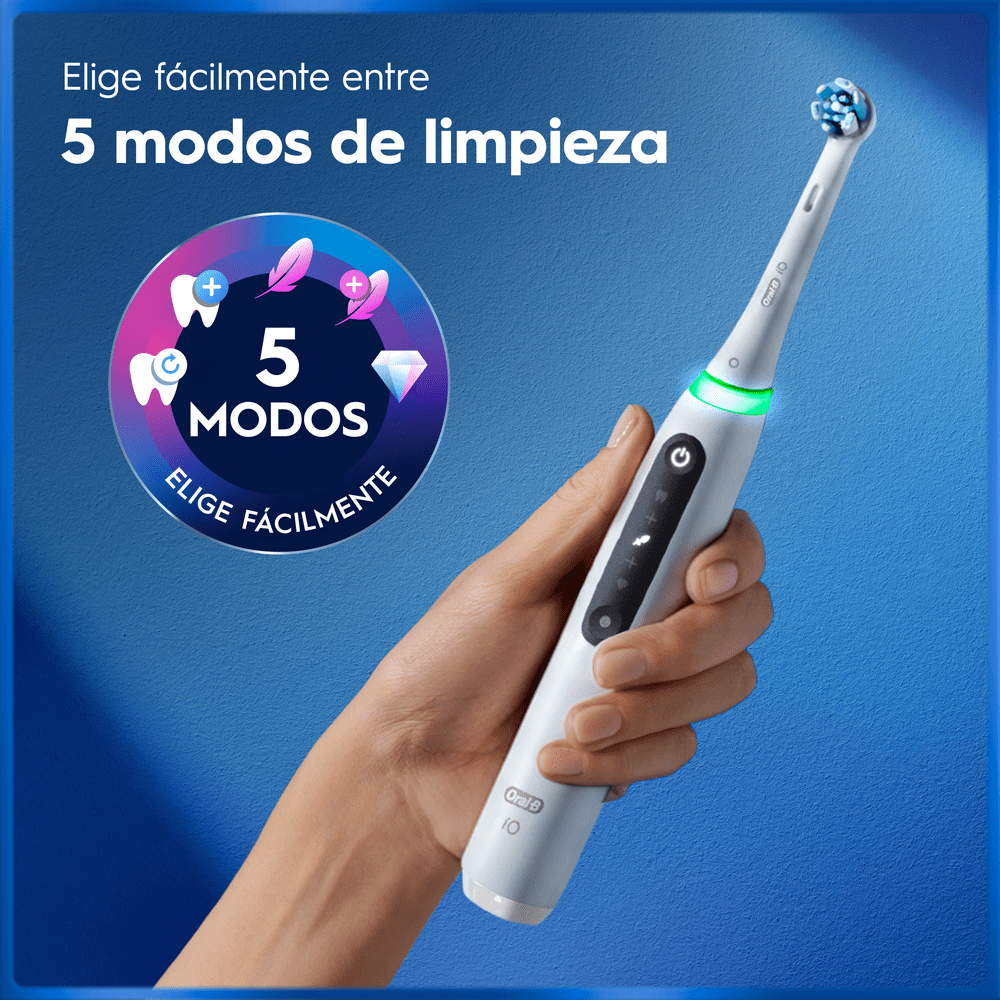 Elige fácilmente entre 5 modos de limpieza. 5 modos. Elige fácilmente.