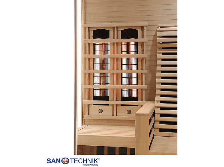 Sanotechnik Carbon 3 für 2 Personen Infrarotkabine (2550 Watt) — Foto 3 von 5
