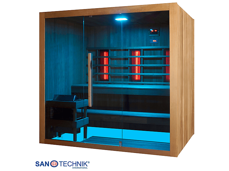 Sanotechnik F70150 KOTKA Sauna und Infrarotkabine 4-5 Personen (6 kW) — Foto 4 von 5