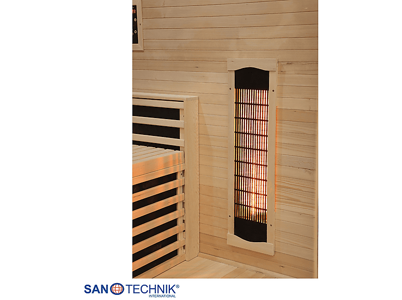 Sanotechnik Carbon 3 für 2 Personen Infrarotkabine (2550 Watt) — Foto 5 von 5