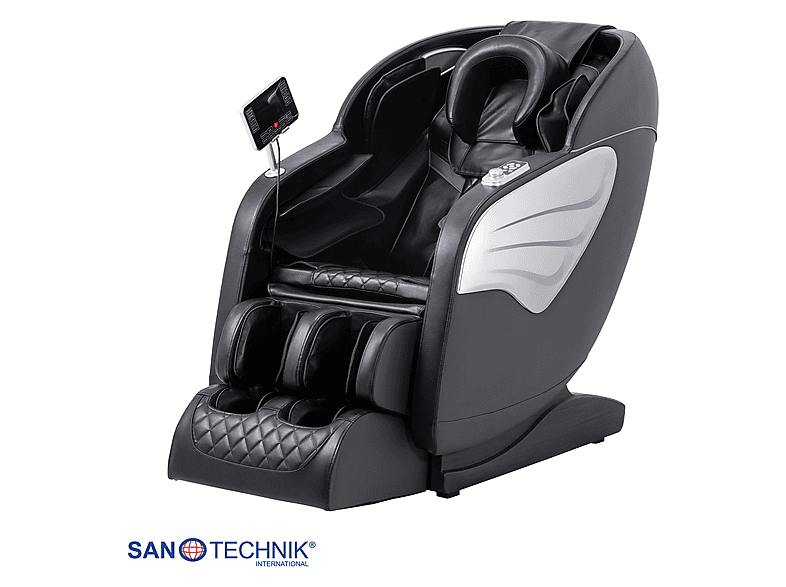Sanotechnik MA2601 Primora Luxus Massagesessel, Schwarz/Grau — Foto 5 von 5